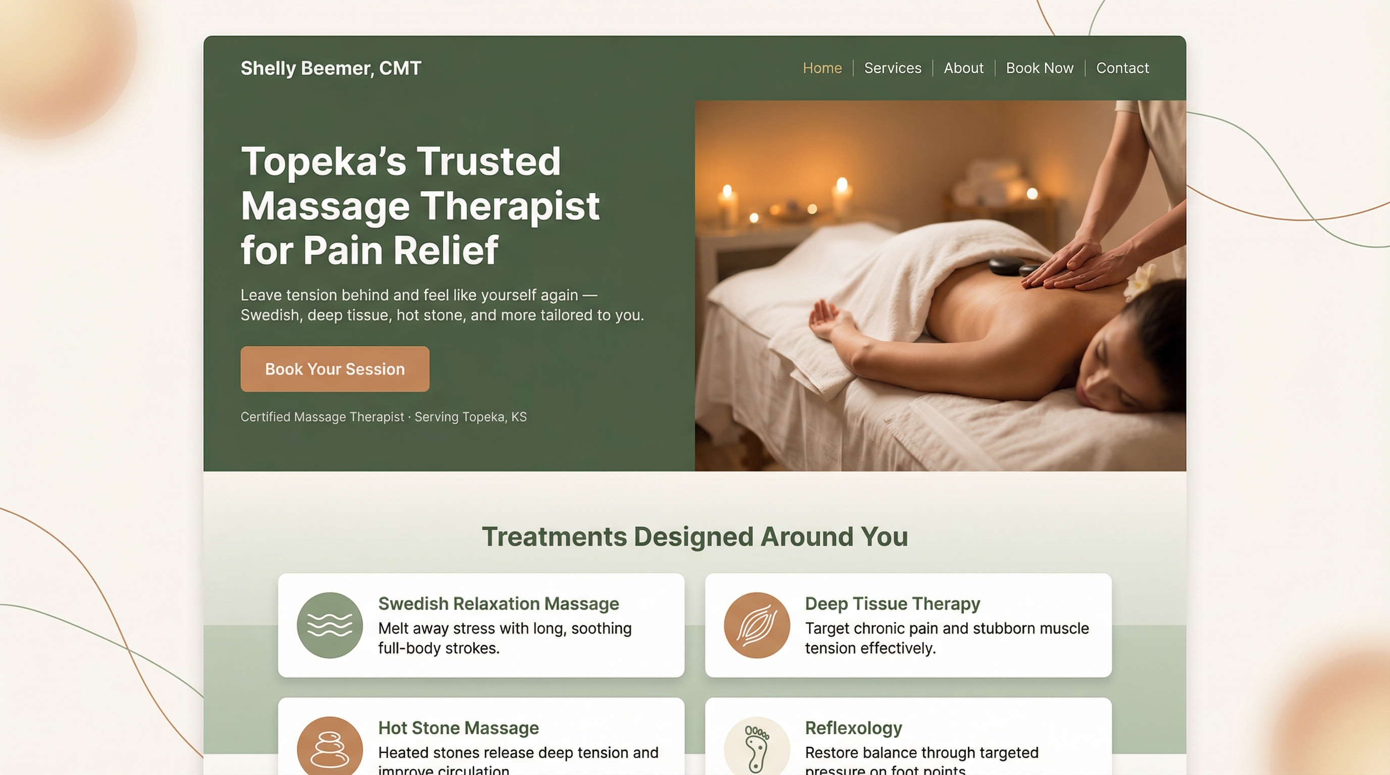 Shelly Beemer, CMT website preview