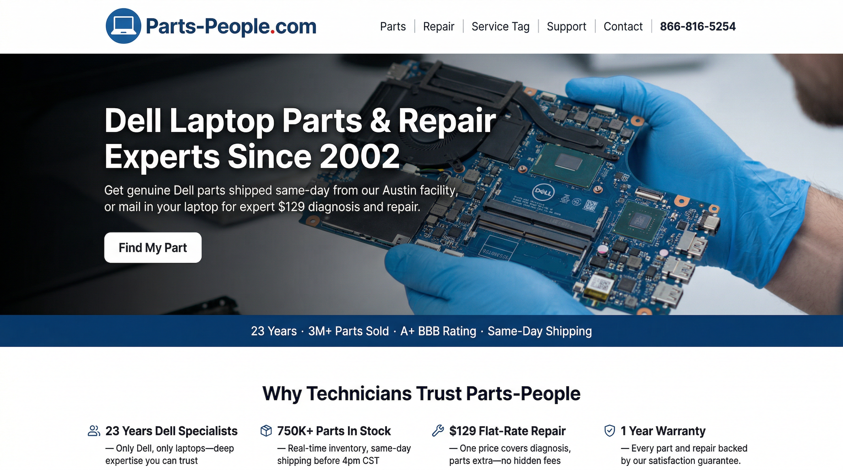 Parts-People website preview