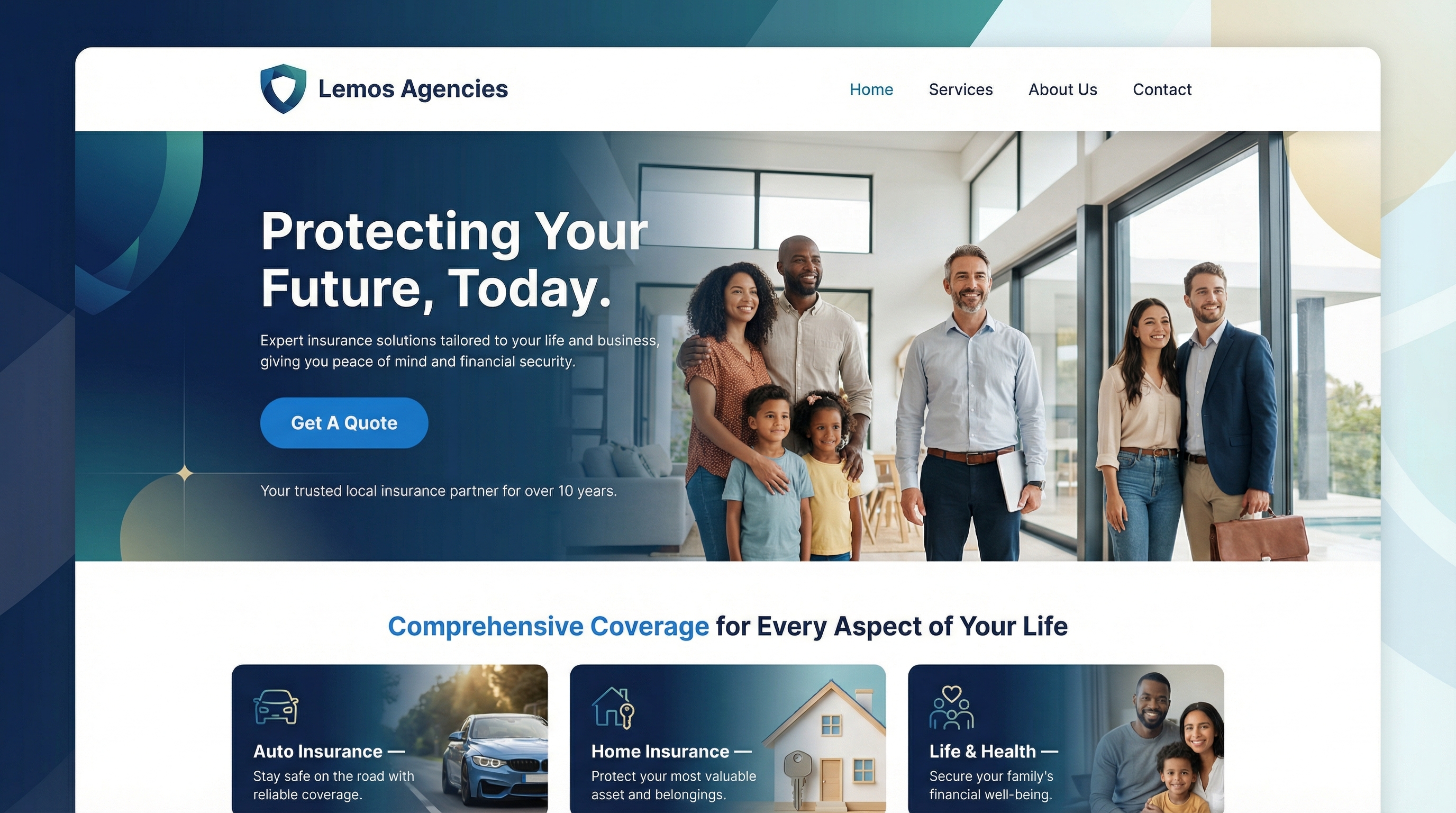 Lemos Agencies website preview