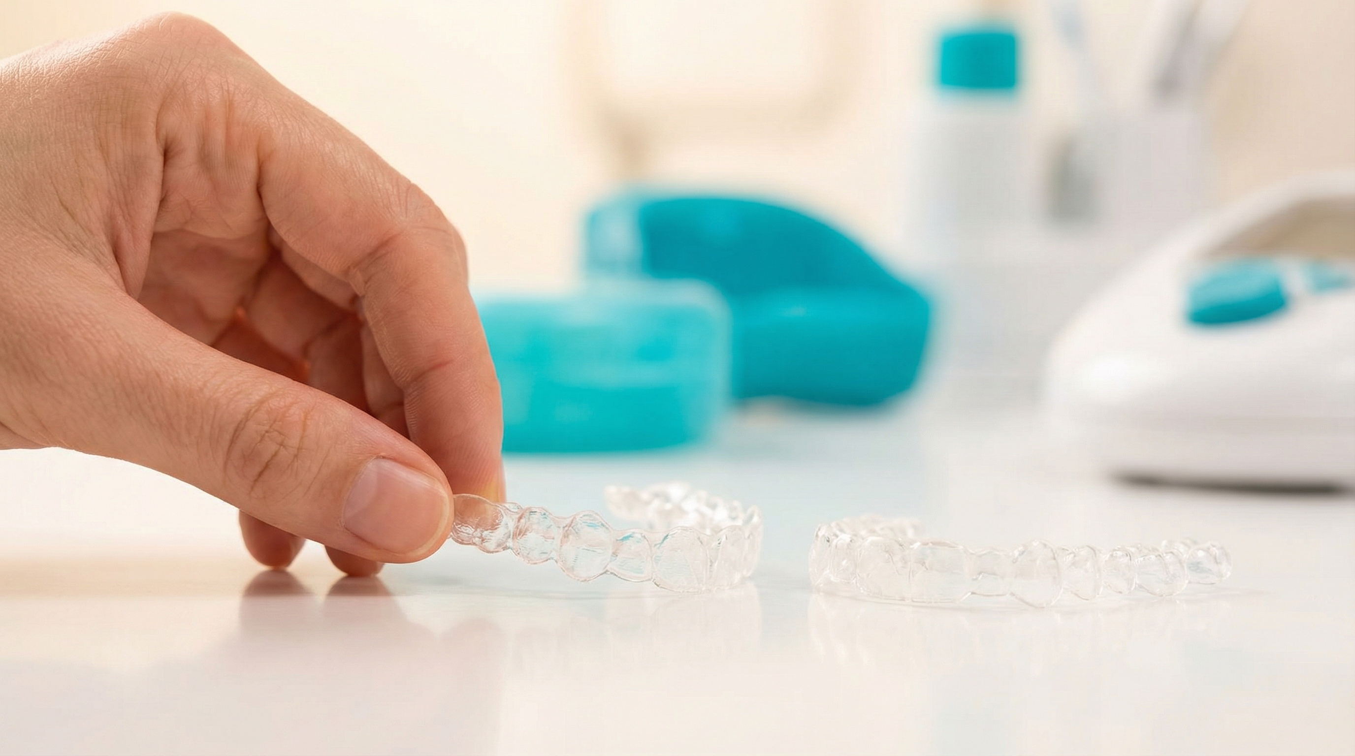 Clear Invisalign aligners at A Dentistry, Reno NV