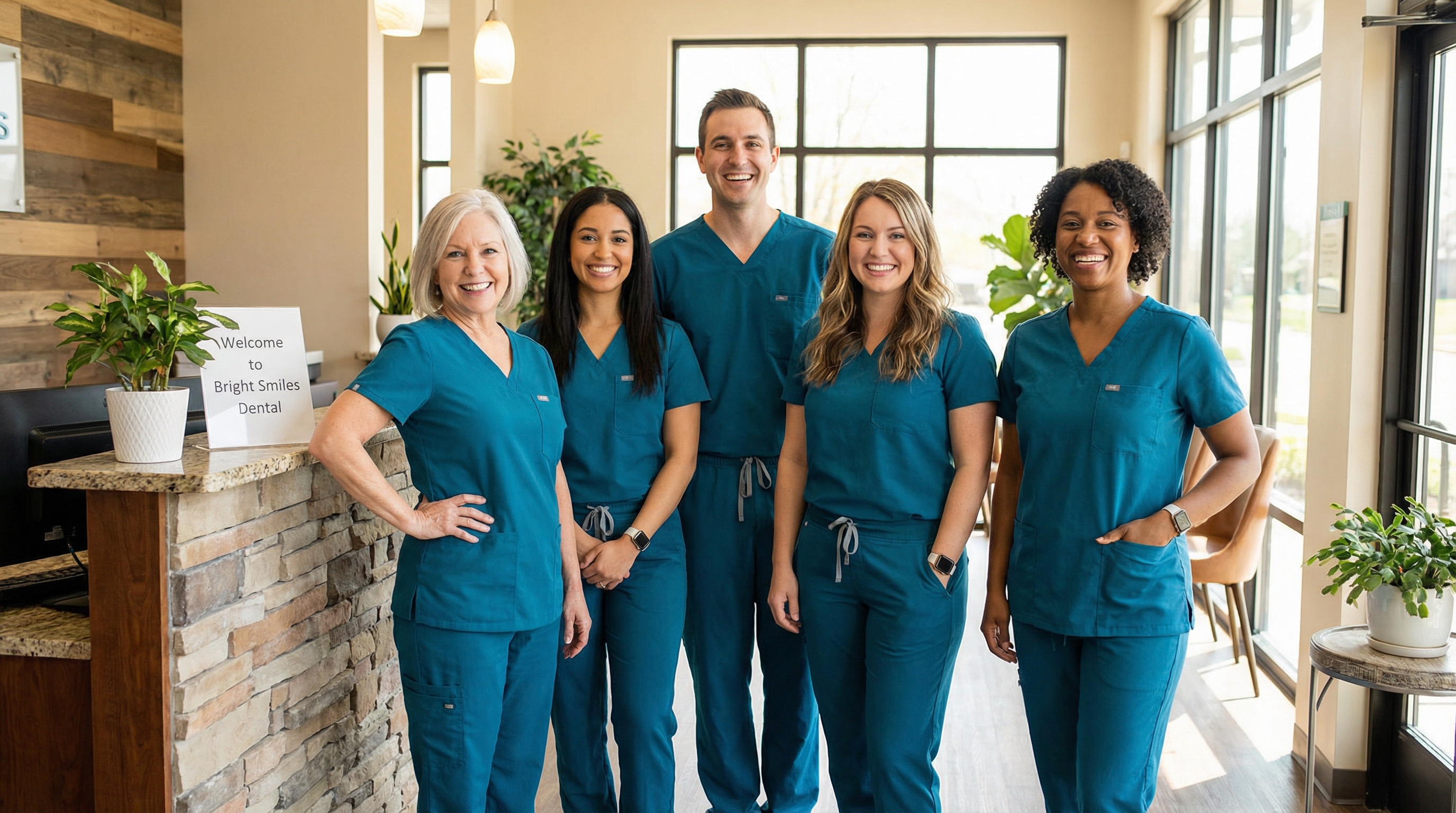 The friendly dental team at A Dentistry in Reno, NV